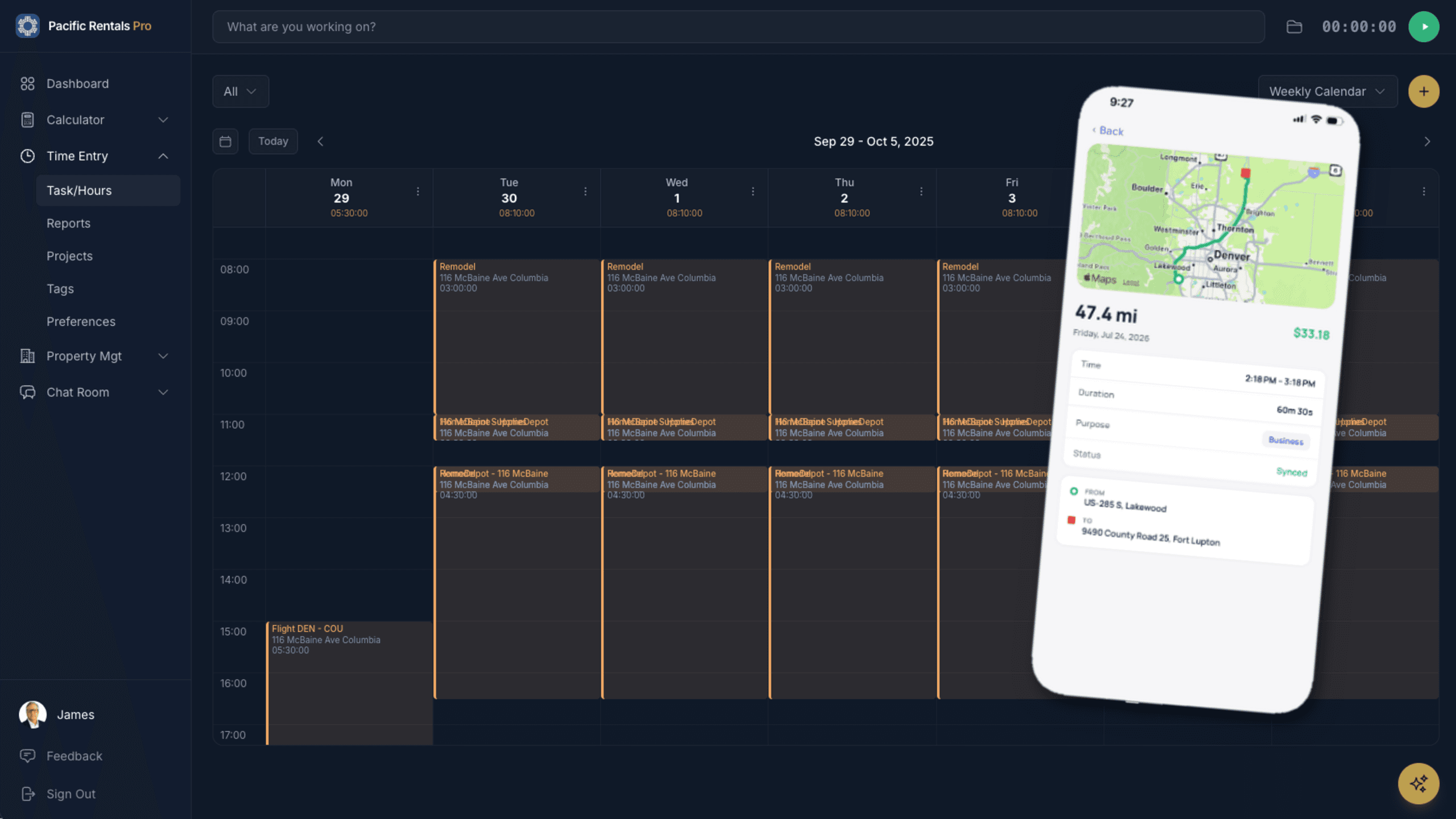 Hour & Activity Tracking